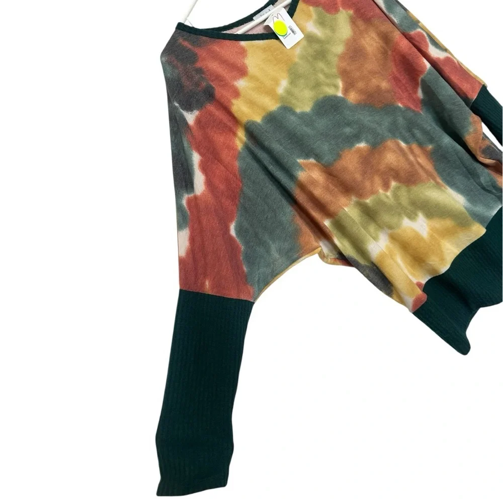 White Birch Multicolor Tie-Dye Knit Pullover Top – Size Medium – NWT - Picture 4 of 14